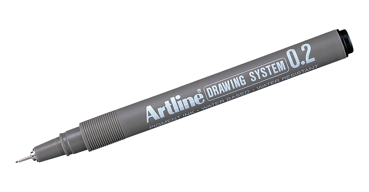 EK-232 Drawing System Pen 0.2mm Tip