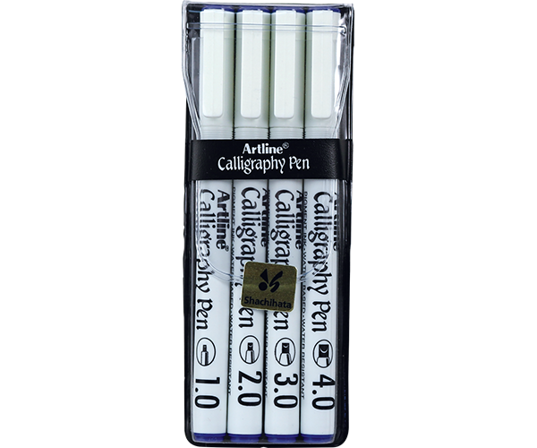 Calligraphy Pen Set | 1.0mm, 2.0mm, 3.0mm, 4.0mm Tips