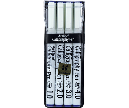 Calligraphy Pen Set | 1.0mm, 2.0mm, 3.0mm, 4.0mm Tips