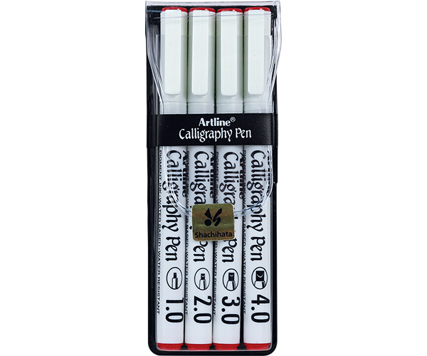 Calligraphy Pen Set | 1.0mm, 2.0mm, 3.0mm, 4.0mm Tips