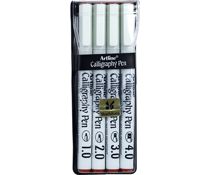 Calligraphy Pen Set | 1.0mm, 2.0mm, 3.0mm, 4.0mm Tips