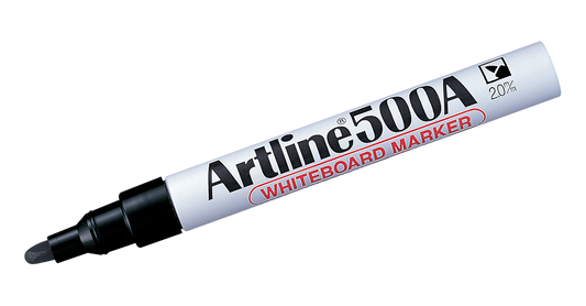 EK-500A Aluminum Barrel Low Odor Whiteboard Marker Black