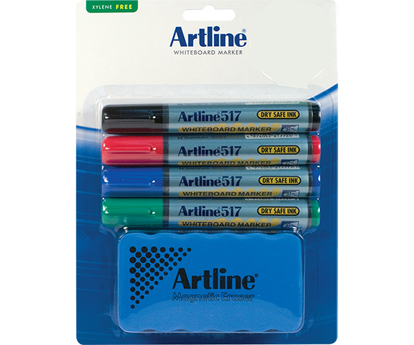 Dry-Safe Whiteboard Markers | 2.0mm Bullet Tip