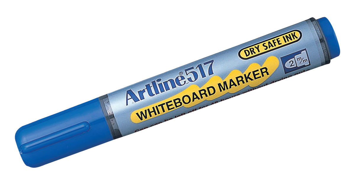 EK-517 Dry-Safe Whiteboard Marker Blue