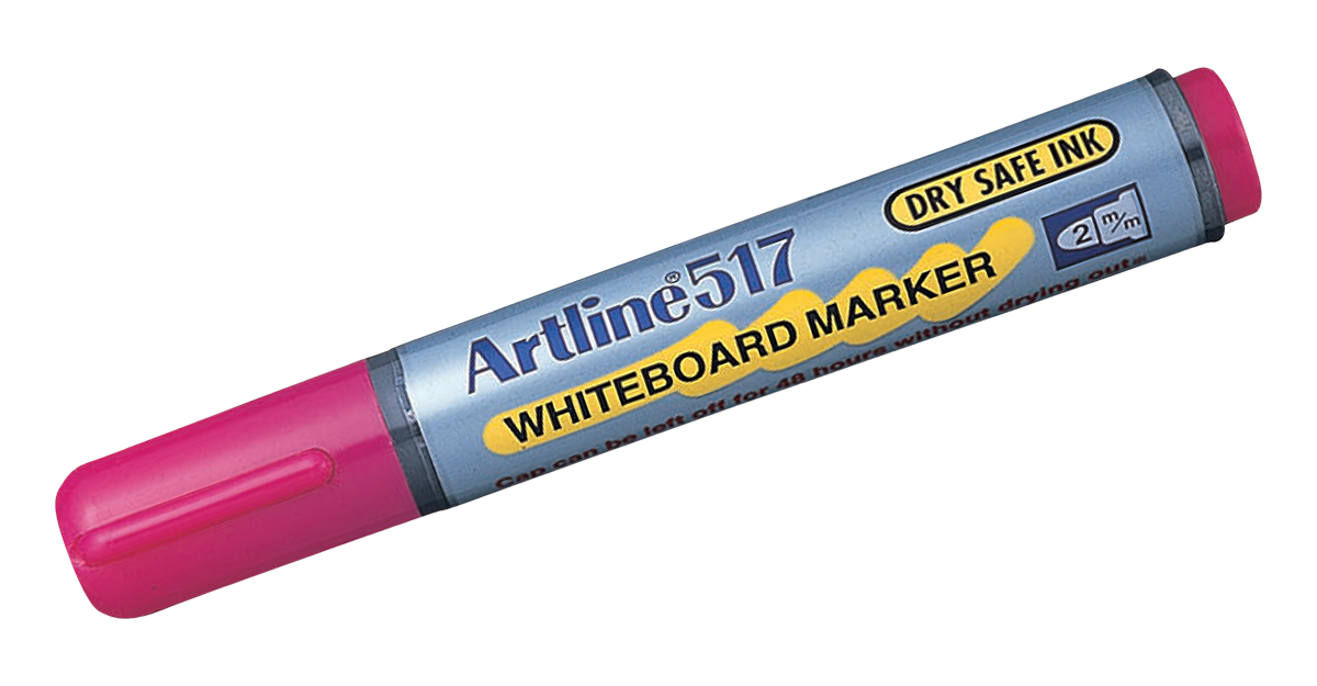 EK-517 Dry-Safe Whiteboard Marker Pink