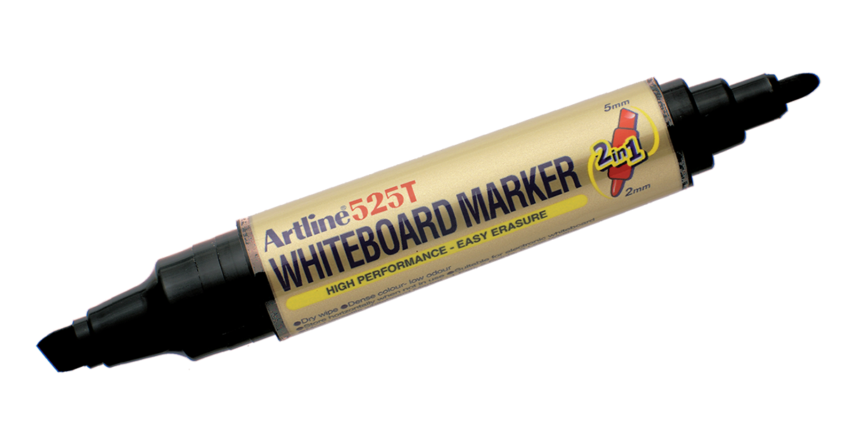 EK-525T Twin-Nib Whiteboard Marker Assorted 4-Pack