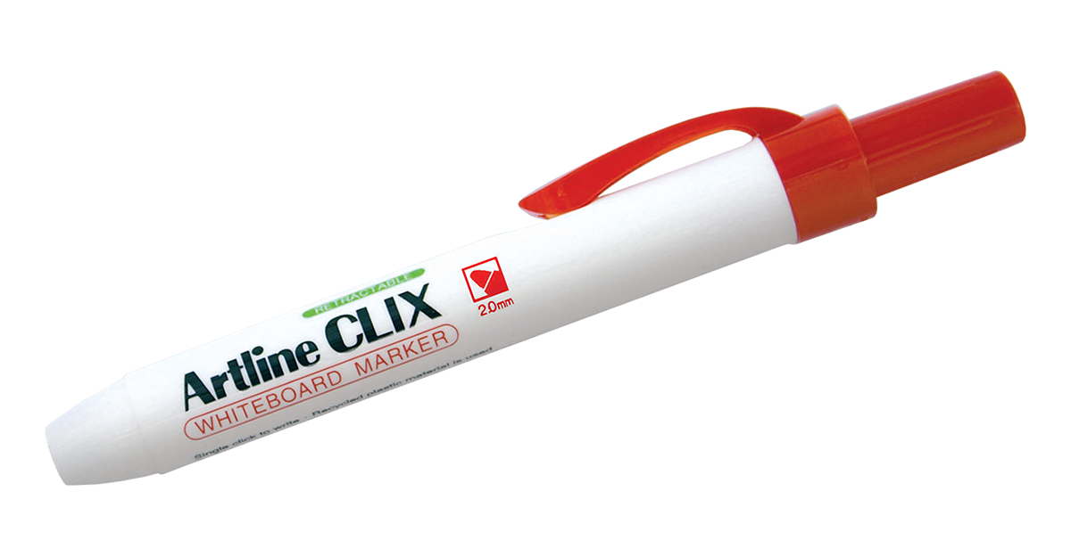 EK-573A Artline CLIX Whiteboard Marker Red