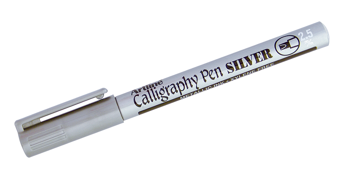 EK-993 Metallic Ink Calligraphy Marker Silver