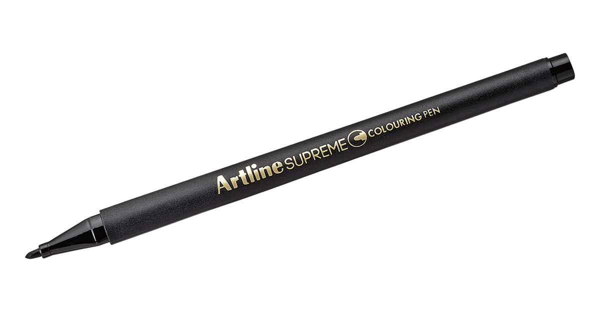 EPFS-210 Artline SUPREME Coloring Pen Black