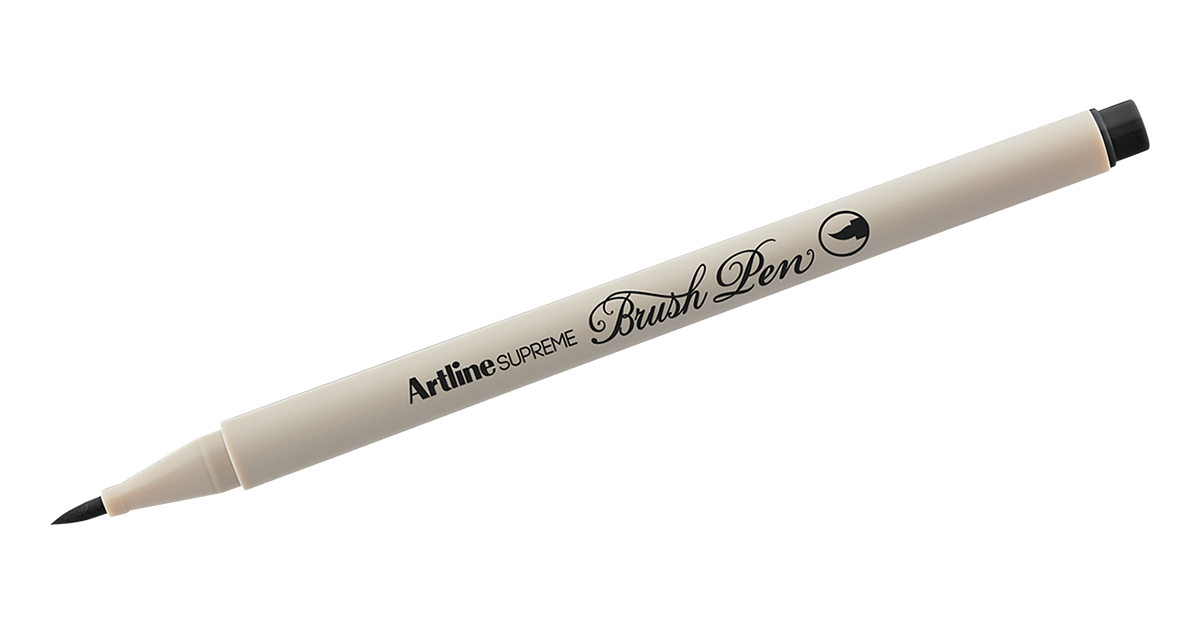 EPFS-F Artline SUPREME Brush Pen Black