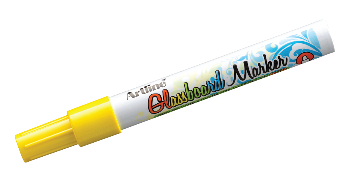 EPG-4 Glassboard Marker Fluorescent Yellow