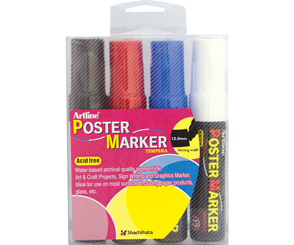 Poster Markers | 20.0mm Flat Tip