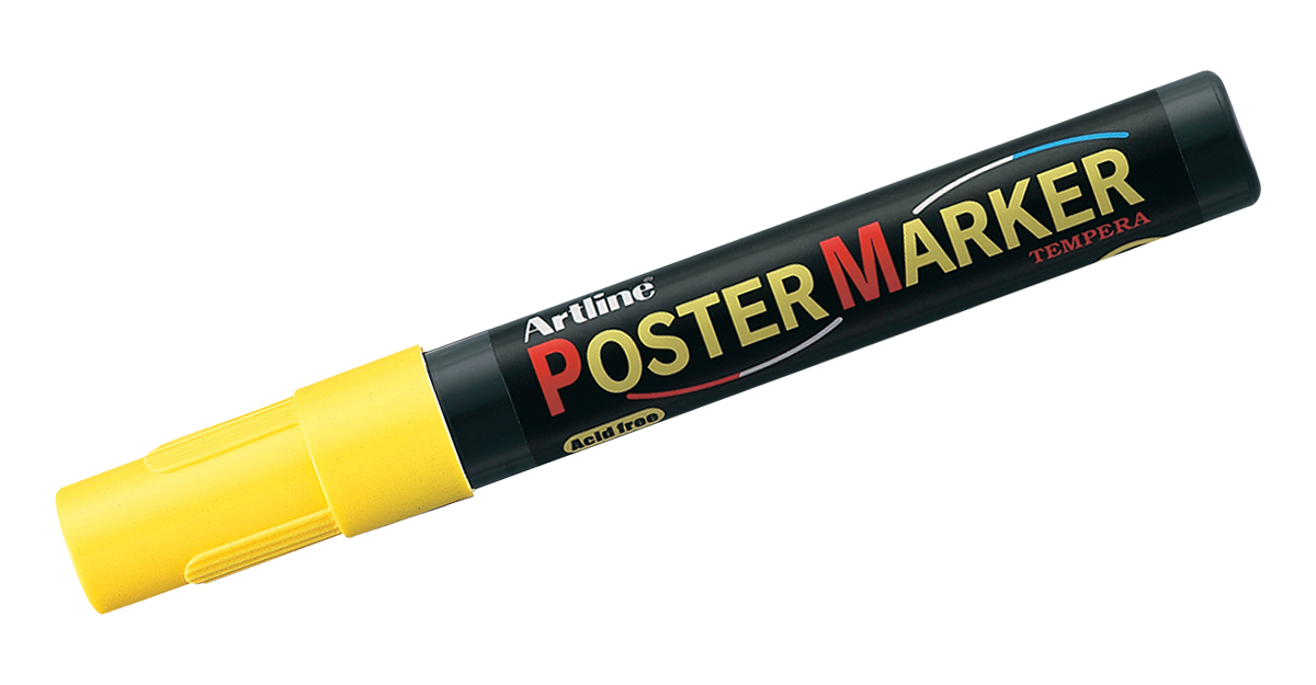 EPP-4 Poster Marker Fluorescent Yellow