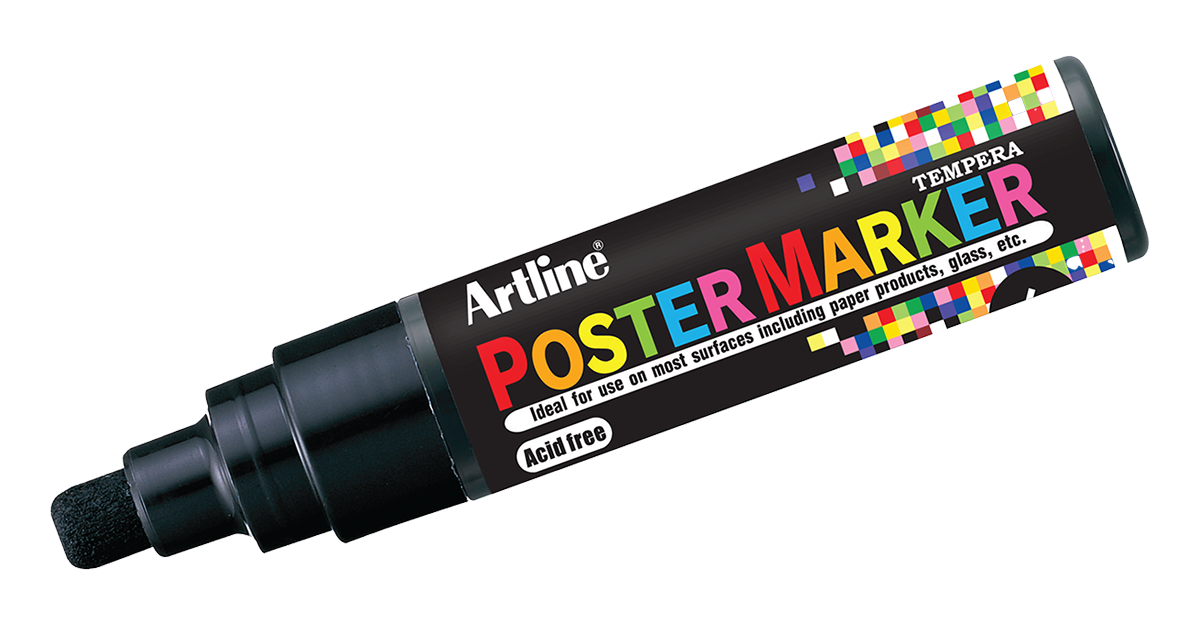 EPP-6 Poster Marker Black