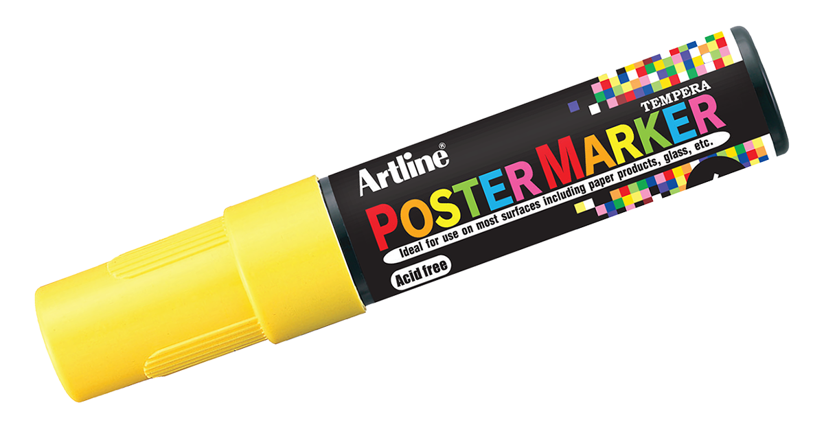 EPP-6 Poster Marker Fluorescent Yellow