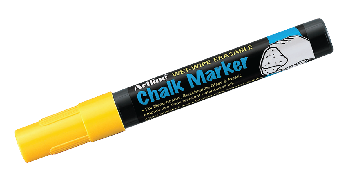 UNI Chalk Markers 2,5 mm 4 pcs.