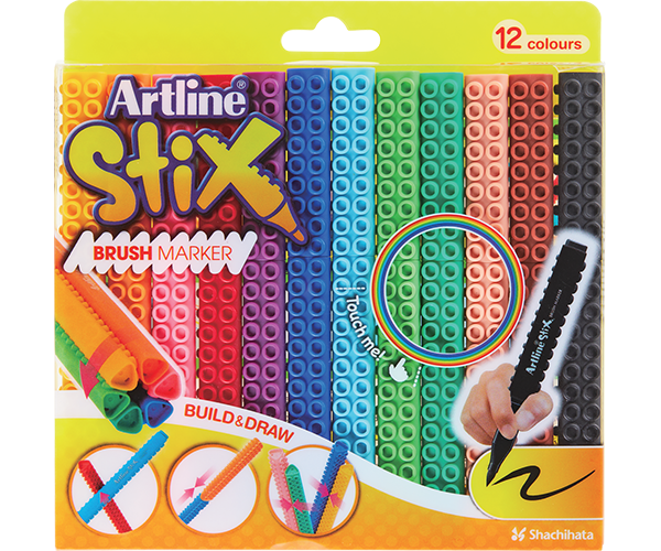 Artline StiX Brush Marker Sets