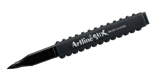 ETX-F Artline StiX Brush Marker Black