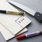 Aluminum Barrel Permanent Markers | 2.0-5.0mm Chisel Tip