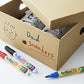 Aluminum Barrel Permanent Markers | 2.0-5.0mm Chisel Tip
