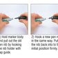 ECO-GREEN Whiteboard Marker Replacment Nibs | Bullet Nibs | 2 Pack